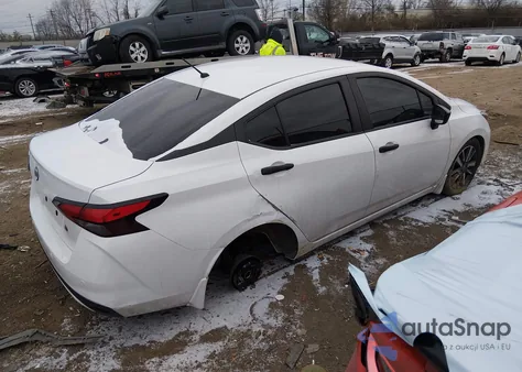 2023 Nissan Versa 1.6 S Xtronic Cvt из США, поврежденный, VIN 3N1CN8DV5PL874881